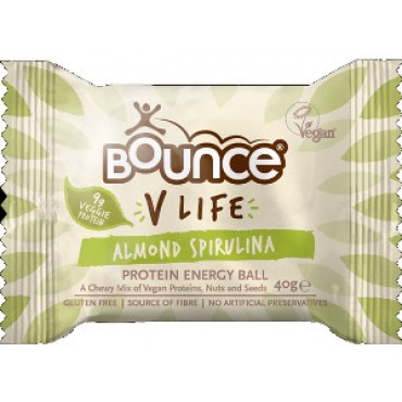 Bounce V-Life Almond & Spirulina 40g